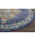 Nourison Home Passionate Blue PST01 7’10” x Round Round Rug