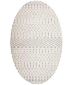 Nourison Home Astra Machine Washable ASW10 Ivory 7 ft. 10 in. Round Area Rug