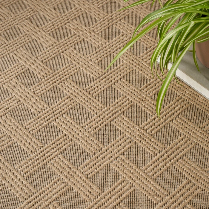 Nourison Washable Jute Natural WSJ02 4 ft. X 6 ft. Rect. Rug