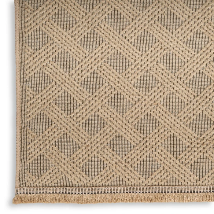 Nourison Washable Jute Natural WSJ02 4 ft. X 6 ft. Rect. Rug