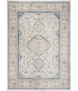 Nourison Home SR403 Grey/Blue 6 ft. 7 in. X 9 ft. 2 in. Area Rug
