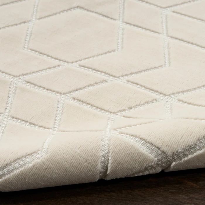 Nourison Washable Charm Ivory WCH01 6 ft. X 9 ft. Rect. Rug