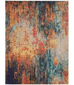 Nourison Home Celestial CES15 Multicolor 6 ft. 7 in. X 9 ft. 7 in. Area Rug