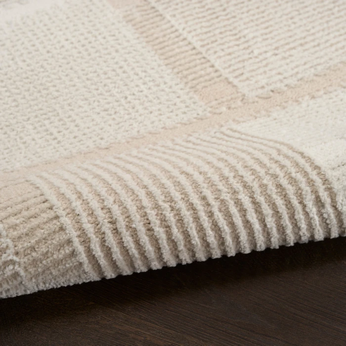Nourison Home Nordic Ivory Taupe NRC09 4 ft. X 6 ft. Rectangle Rug