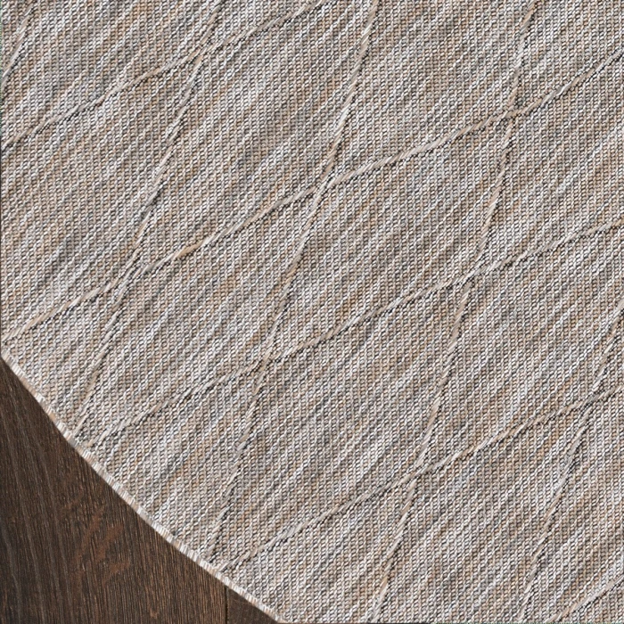 Nourison Washable Solutions Grey/Mocha WSL01 8 ft. X Round Rug