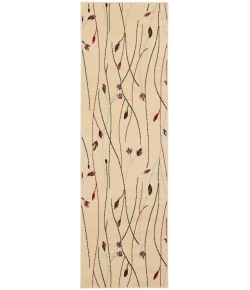 Nourison Home Grafix GRF15 Cream 2 ft. 3 in. X 7 ft. 6 in. Area Rug