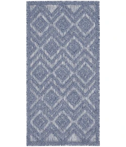 Nourison Home Versatile NRV01 Denim Blue 2 ft. X 4 ft. Area Rug