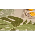 Nourison Aloha Ivory Green ALH40 5 ft. 3 in. Round Rug