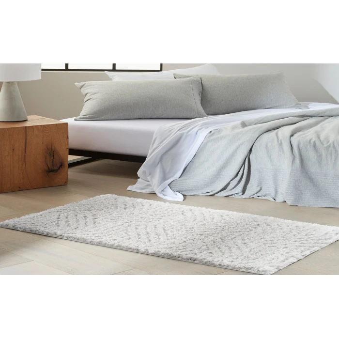 Calvin Klein Surfaces Silver Grey SFC01 2 ft. X 3 ft. Rectangle Rug