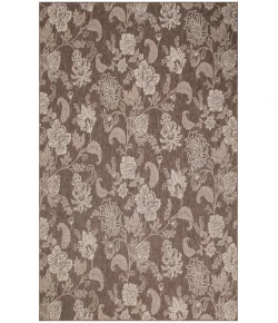 Nourison Home Garden Oasis GOA03 Mocha 8 ft. X 10 ft. Area Rug
