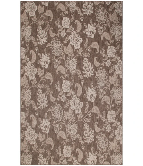 Nourison Garden Oasis Mocha GOA03 8 ft. X 10 ft. Rectangle Rug