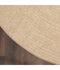 Nourison Tulum Taupe Ivory TLM04 8 ft. X Round Rug