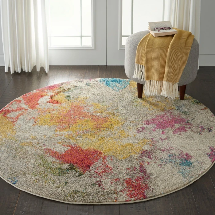 Nourison Celestial Area Rug CES12-Ivory/Multicolor