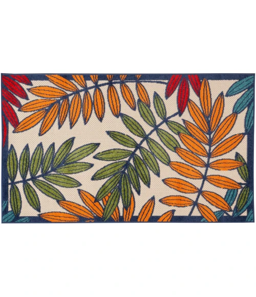 Nourison Aloha Area Rug ALH18 Multicolor 3' x 5'