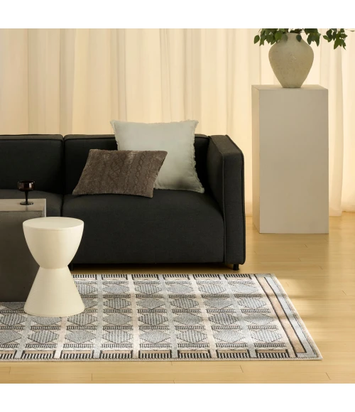 Nourison Home Nordic Ivory Multicolor NRC06 5 ft. X 7 ft. Rectangle Rug