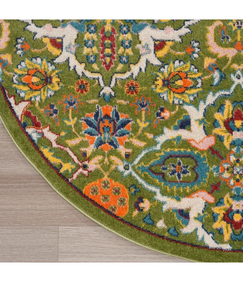 Nourison Allur Area Rug ALR03 Sage Ivory