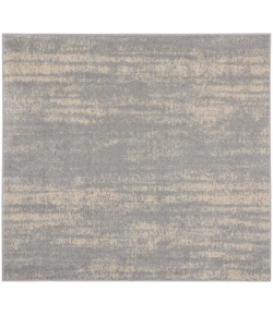 Nourison Home Nourison Essentials NRE03 Grey Beige 5 ft. Square Area Rug