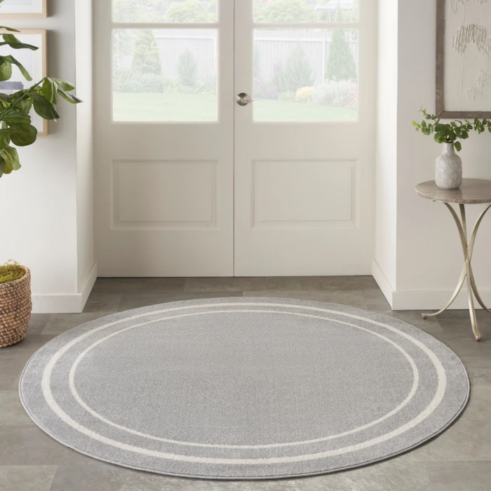 Nourison Nourison Essentials Area Rug NRE02 Grey/Ivory