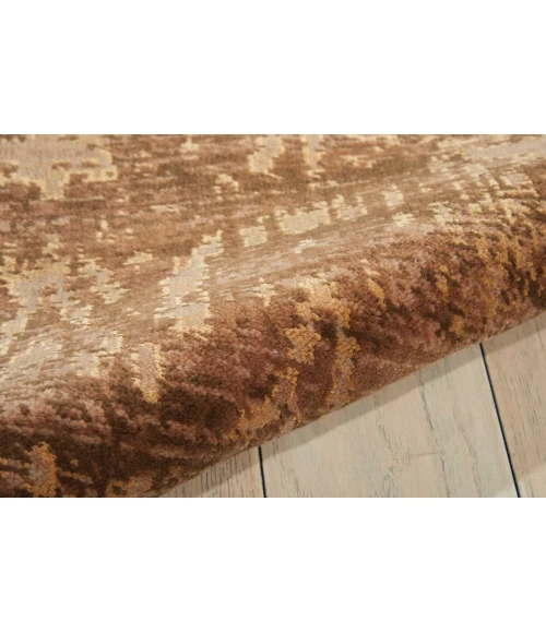 Nourison Silken Allure Runner Area Rug SLK17-Chocolate