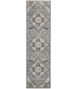 Nourison Home Elation ETN09 Grey 2 ft. 3 in. X 7 ft. 6 in. Area Rug