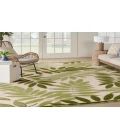 Nourison Aloha Ivory Green ALH18 9 ft. X 12 ft. Rectangle Rug