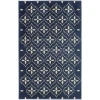 Nourison Home Nourison Essentials NRE04 Navy Ivory 4 ft. X 6 ft. Area Rug
