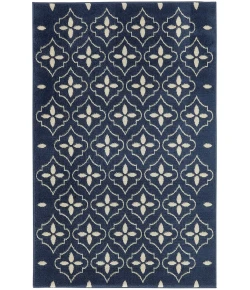 Nourison Home Nourison Essentials NRE04 Navy Ivory 4 ft. X 6 ft. Area Rug