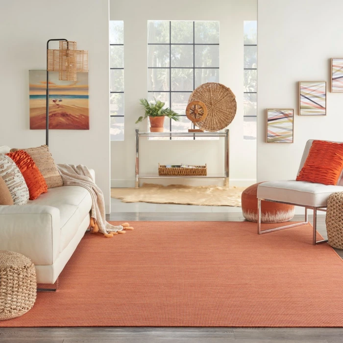Nourison Positano Area Rug POS01-Terracotta