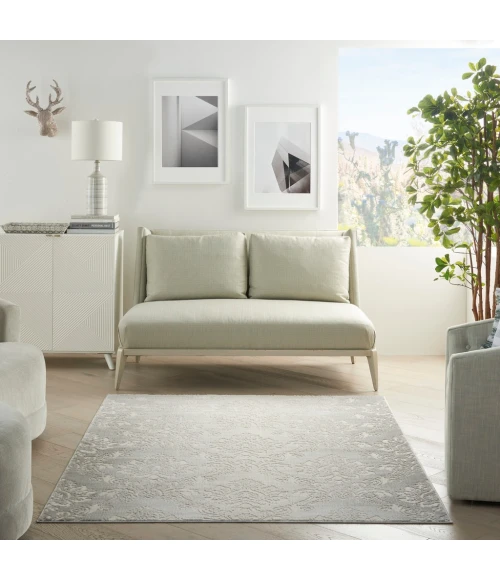 Nourison Elation Area Rug ETN03-Ivory Grey