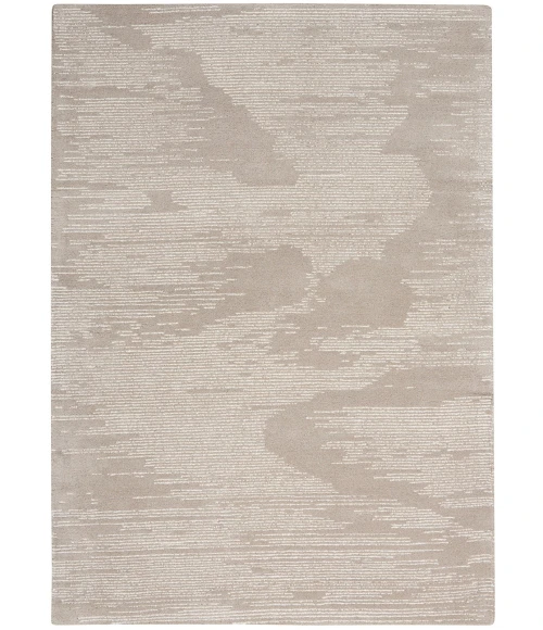 Michael Amini Ma30 Star Area Rug SMR02 Taupe/Ivory 5'3" x 7'3"