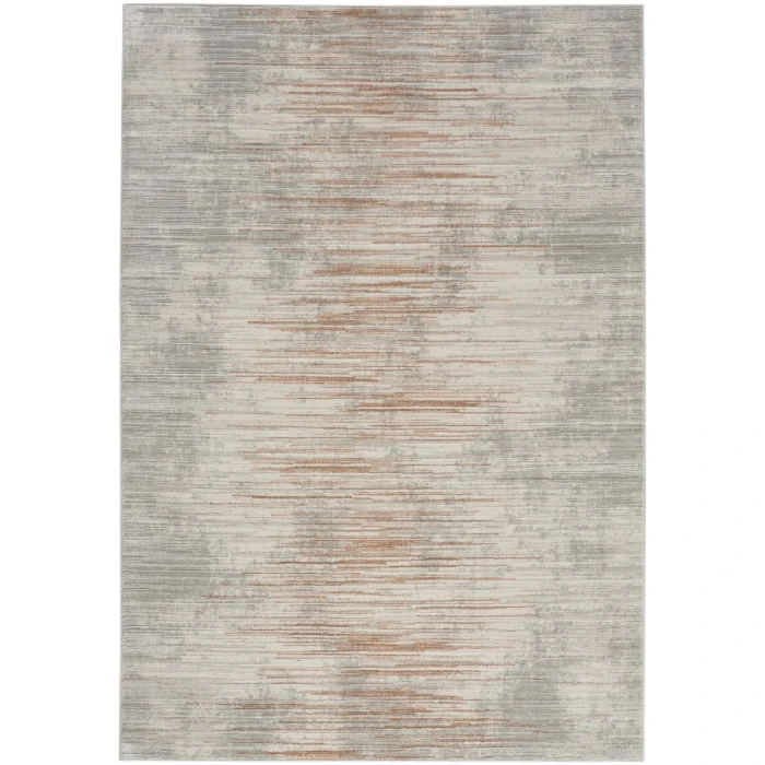 Nourison Home Texture Ivory Grey HMT01 8 ft. X 10 ft. Rect. Rug