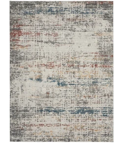 Nourison Home Rustic Textures RUS14 Light Grey Multi 9 ft. 3 in. X 12 ft. 9 in. Area Rug
