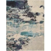 Nourison Home Celestial CES02 Ivory Teal Blue 7 ft. 10 in. X 10 ft. 6 in. Area Rug