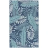 Nourison Home Garden Oasis GOA02 Navy 6 ft. X 9 ft. Area Rug