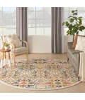 Nourison Allur Area Rug ALR03 Ivory Multicolor