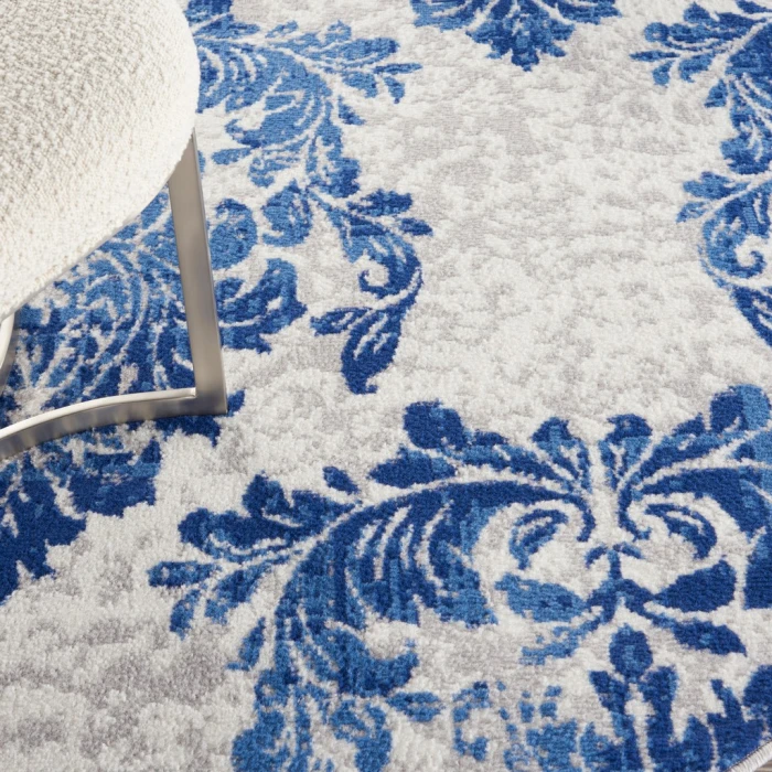 Nourison Whimsicle Area Rug WHS11-Ivory Navy
