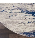 Nourison Twilight Round Area Rug TWI29 Ivory Blue 8' Round