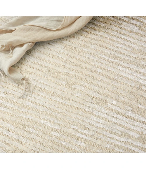Calvin Klein Linear Area Rug LNR01 Ivory