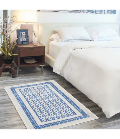 Nourison Whimsicle Area Rug WHS13-Ivory Blue