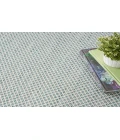 Nourison Courtyard Ivory Aqua COU01 5 ft. X 8 ft. Oval Rug