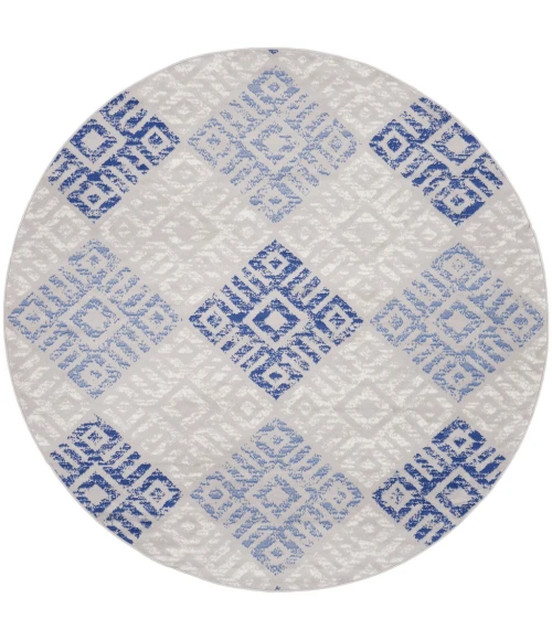 Nourison Whimsicle Area Rug WHS18-Grey Blue
