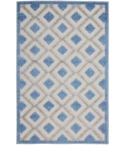 Nourison Aloha Area Rug ALH26-Blue/Grey
