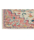 Nourison Passion Ivory Pink PSN25 2 ft. 2 in. X 12 ft. Rectangle Rug