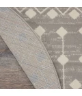 Nourison Grafix Round Area Rug GRF37-Grey