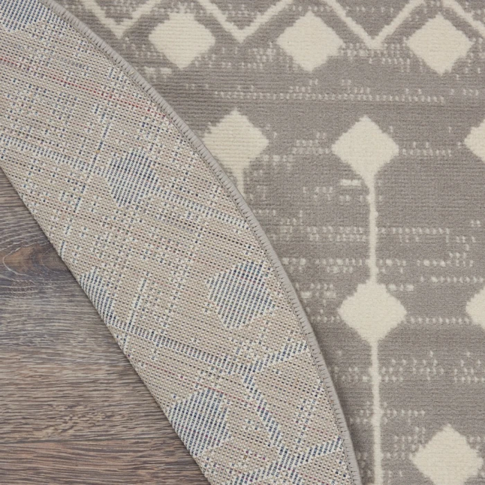 Nourison Grafix Round Area Rug GRF37-Grey