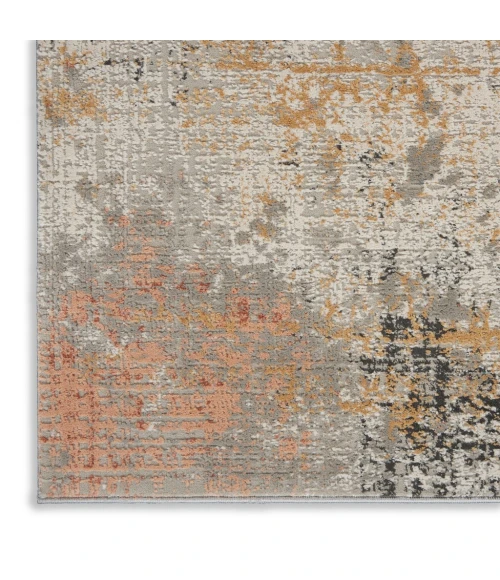 Nourison Rustic Textures Area Rug RUS13-Grey/Blue