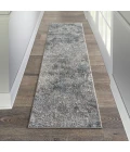 Michael Amini MA90 Uptown Runner Area Rug UPT02-Grey