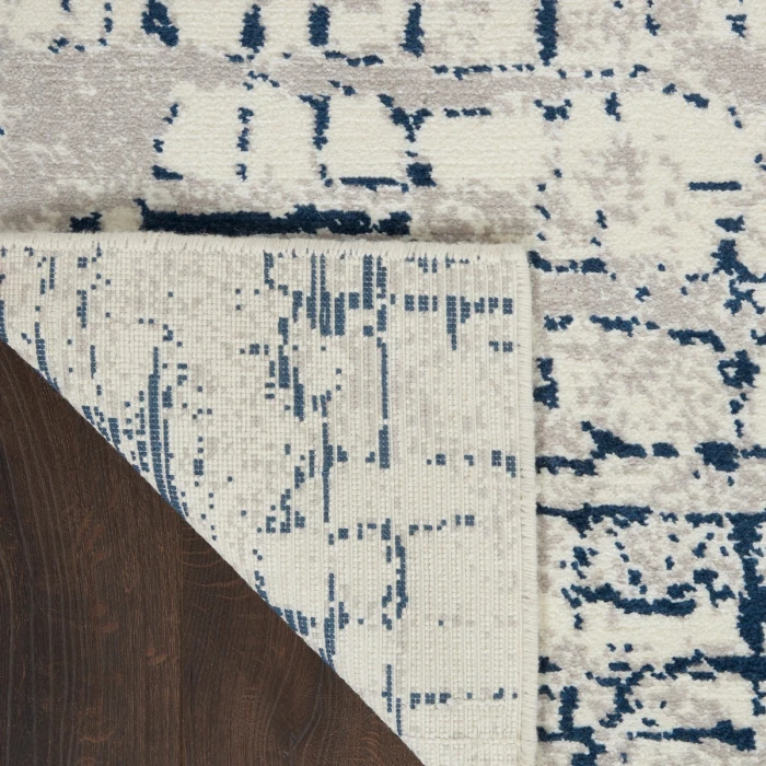 Nourison Twilight Area Rug TWI10 Ivory/Navy 2' x 3'