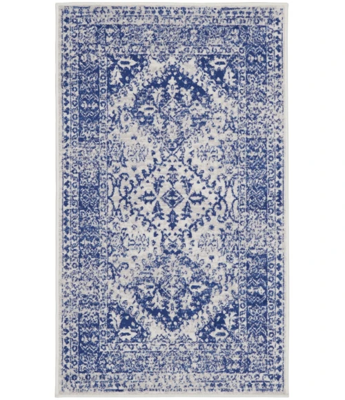 Nourison Whimsicle Area Rug WHS15-Ivory Navy