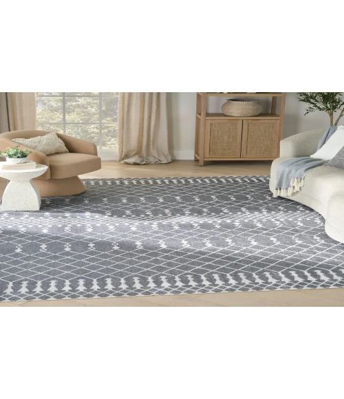 Nourison Astra Machine Washable Denim ASW10 7 ft. 10 in. X 10 ft. Rectangle Rug